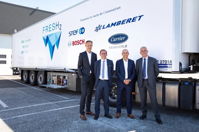 FresH2 Hydrogen Fuel Cell Refrigerated Transport Project Enters Road Testing Phase